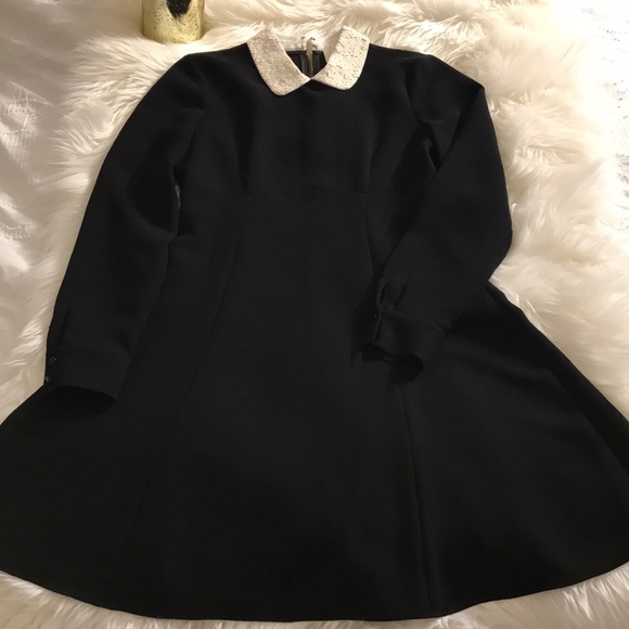 Kate spade sequin collar crepe dreSs - Picture 9 of 12
